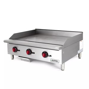895-GR36T 36" Gas Griddle w/ Thermostatic Controls - 3/4" Steel Plate, Convertible