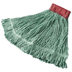 007-D25306GR Large Super Stitch® Mop Head - 4 Ply Cotton/Synthetic Blend, 5" Headband, Green