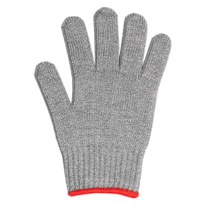 752-CLRZCGLSM Small Cut Resistant Glove - Blended Material, Gray w/ Red Wrist Band