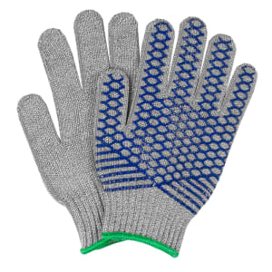 752-CLRZSCGLM Medium Cut Resistant Glove - Blended Material, Gray w/ Green Wrist Band