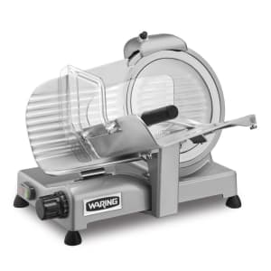 141-WCS250SV Manual Meat & Cheese Slicer w/ 10" Blade, Belt Driven, Aluminum, 3/4 hp