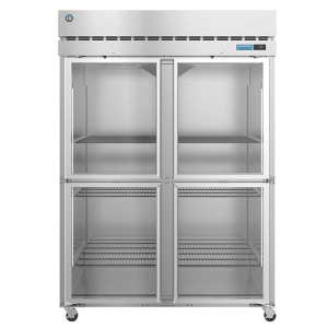 440-R2AHG Steelheart 55" Two Section Reach In Refrigerator, (4) Left/Right Hinge Glass Doors...
