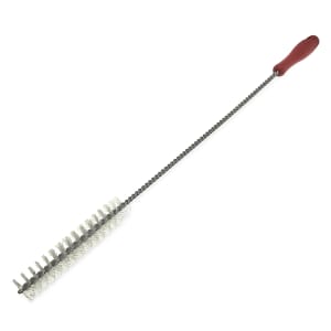 028-4011005 28" Straight Fryer Brush - Teflon® Bristles, Plastic Red Handle