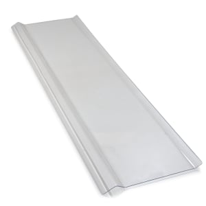 028-667807 6 ft Food Bar Side Shield for 6606, 6611, 6608, & 6601 - Acrylic, Clear