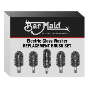 214-BRS1722 Bar Maid Glass Washer Replacement Brush Set, 5 Pc
