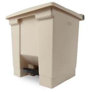 007-6143BE 8 gal Step-On Container - Beige