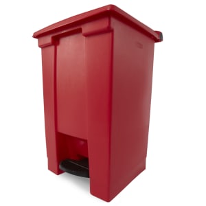 007-614400RED 12 gal Step-On Container - Red
