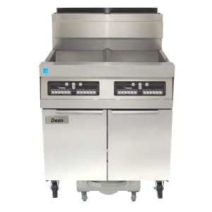 006-SCFD260GLP Gas Fryer - (2) 75 lb Vats, Floor Model, Liquid Propane