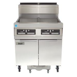 006-SCFD260GNG Gas Fryer - (2) 75 lb Vats, Floor Model, Natural Gas