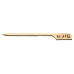 229-BAMP35G 3 1/2" Bamboo Gluten Free Paddle Pick
