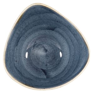 893-SBBSTRB61 9 oz Triangular Stonecast® Lotus Bowl - Ceramic, Blueberry