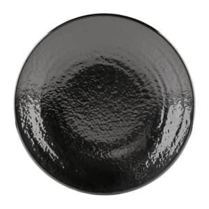 701-D10RRB 10" Round Melamine Dinner Plate, Black