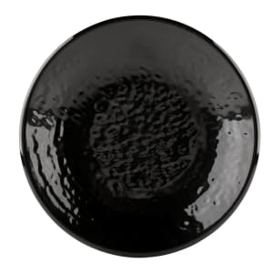 701-D638RRB 6 3/8" Round Melamine Dessert Plate, Black