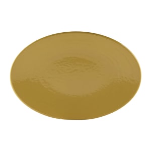 701-D812RROO 12 3/4" x 8 3/4" Oval Pebble Creek Platter - Melamine, Olive Oil