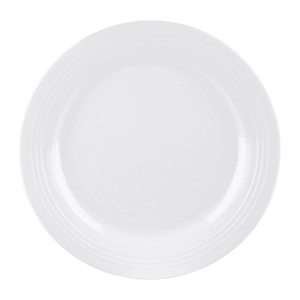 701-D897GGW 9" Round Melamine Dinner Plate, White