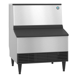 440-KM301BWJ 285 lb Crescent Cube Ice Machine w/ Bin - 100 lb Storage, Water Cooled, 115v