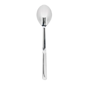 166-SSP120 12" Solid Spoon w/ Hollow Handle & Grip Design, Mirror/Stainless