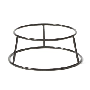 166-RSRB4 7 1/2" Round Pizza Stand - 4"H, Rubberized Steel, Black