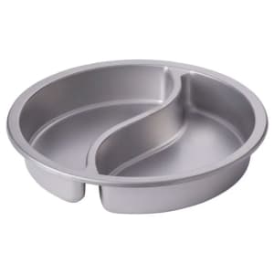 315-5726612 6 qt Half Size Round Chafer Induction Food Pan, Stainless