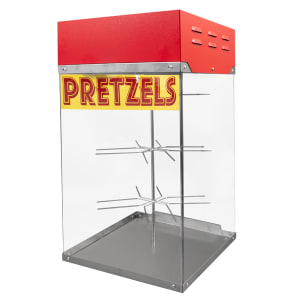 231-2050 16" Countertop Pretzel Display Case w/ Motorized Rack, 120v