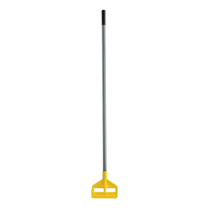 007-FGH145000000 54" Invader Wet Mop Handle - 1" Headbands, Fiberglass/Yellow