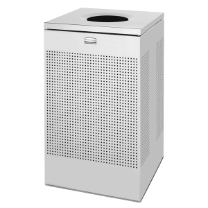 007-SC18PLSS 20 gal Indoor Decorative Trash Can - Metal, Stainless Steel