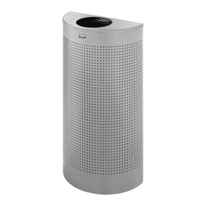 007-SH12PLSS 12 gal Indoor Decorative Trash Can - Metal, Stainless Steel