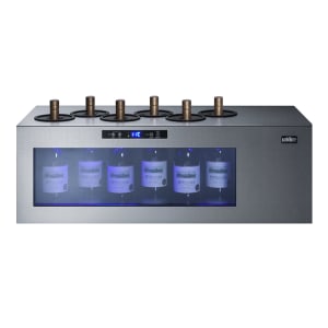 162-STC6 36" One Section Countertop Wine Cooler w/ (1) Zone - 6 Bottle Capacity, 115v
