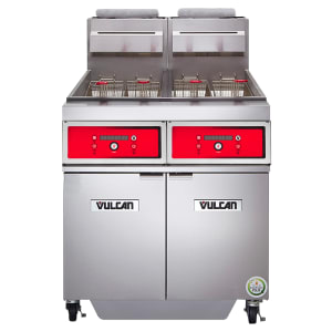 207-2TR45AFLP Gas Fryer - (2) 50 lb Vats, Floor Model, Liquid Propane