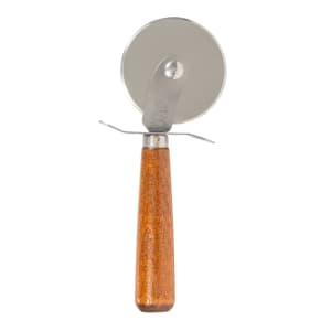 166-PC7250 2 1/2" Pizza Cutter w/ Wood Handle, Stainless Steel