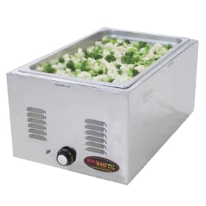 241-1220FWD120 Countertop Food Warmer - Wet or Dry w/ (1) Full Size Pan Well, 120v