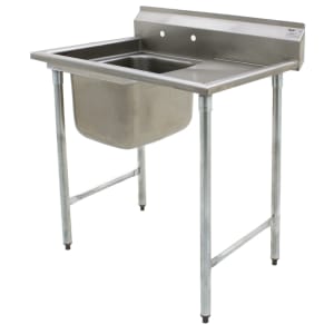 241-41416118R 38 7/8" 1 Compartment Sink w/ 16"L x 20"W Bowl, 13 1/2" Deep