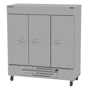 Beverage Air HBF72HC-5 75&quot; Three Section Reach In Freezer, (3) Solid Doors, 115v