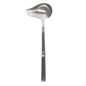 166-SLL2 12" Spout Ladle w/ 2 oz Capacity & Hollow Handle, Mirror/Stainless