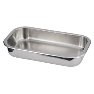 315-2716611 4 qt Rectangular Insert for 2271-5 Chafing Dish, Stainless Steel