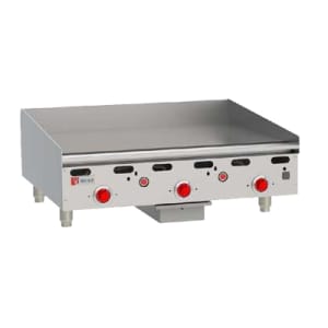 290-ASA36NG 36" Gas Griddle w/ Thermostatic Controls - 1" Steel Plate, Natural Gas