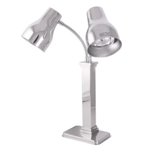 315-27926E 2 Bulb Heat Lamp w/ Adjustable Arm - Stainless Steel, 110-120v