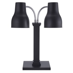 315-27926EB 2 Bulb Heat Lamp w/ Adjustable Arm - Black, 110-120v