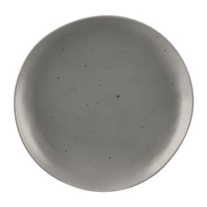 701-B182080DGS 8" Round Melamine Salad Plate, Dark Gray