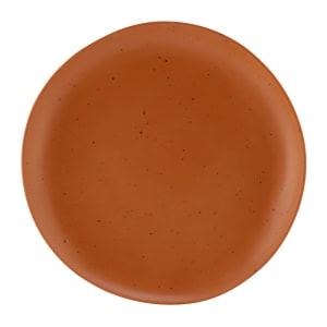 701-B182080STCS 8" Round Melamine Salad Plate, Sunburn Terra Cotta