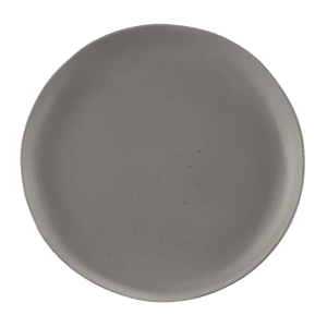 701-B182106DGS 10 3/4" Round Melamine Dinner Plate, Dark Gray