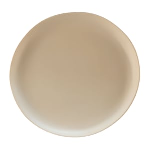 701-B182106V 10 3/4" Round Melamine Dinner Plate, Vanilla