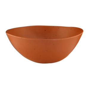701-B275076STCS 35 oz Round Melamine Serving Bowl, Sunburn Terra Cotta