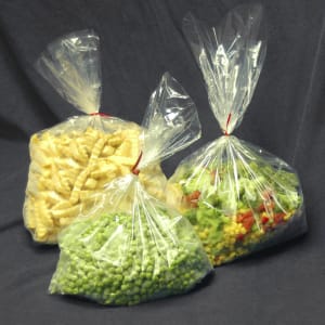 909-10G084018 Side Gusset Food Storage Bag - 18" x 8", Poly