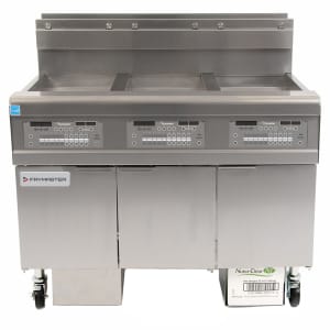 006-FPGL330CANG Gas Fryer - (3) 30 lb Vats, Floor Model, Natural Gas