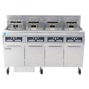 006-FPRE4142083 Electric Fryer - (4) 50 lb Vats, Floor Model, 208v/3ph