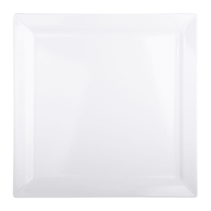 701-DS1111W 11" Square Melamine Dinner Plate, White
