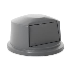 007-263788G Round Dome Trash Can Lid - Plastic, Gray
