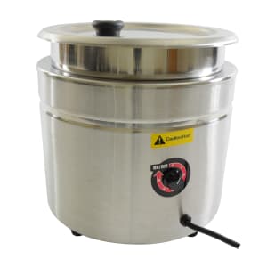 438-SEJ38000C 10 1/2 qt Countertop Soup Warmer w/ Adjustable Temperature Controls, 120v