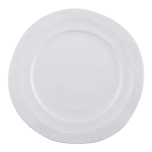 701-D101W 10" Round Melamine Dinner Plate, White